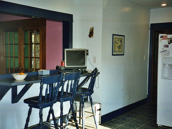 Breakfast bar overlooking dinning room