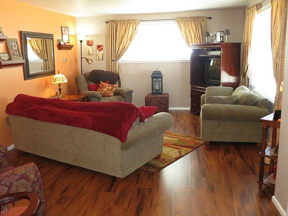 New flooring in living area.