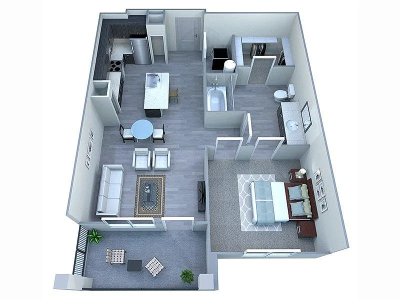 Floor plan A4 1X1