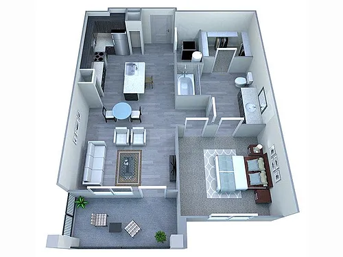Floor plan A4 1X1