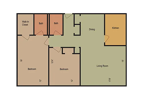 Floor plan CARROLLTON