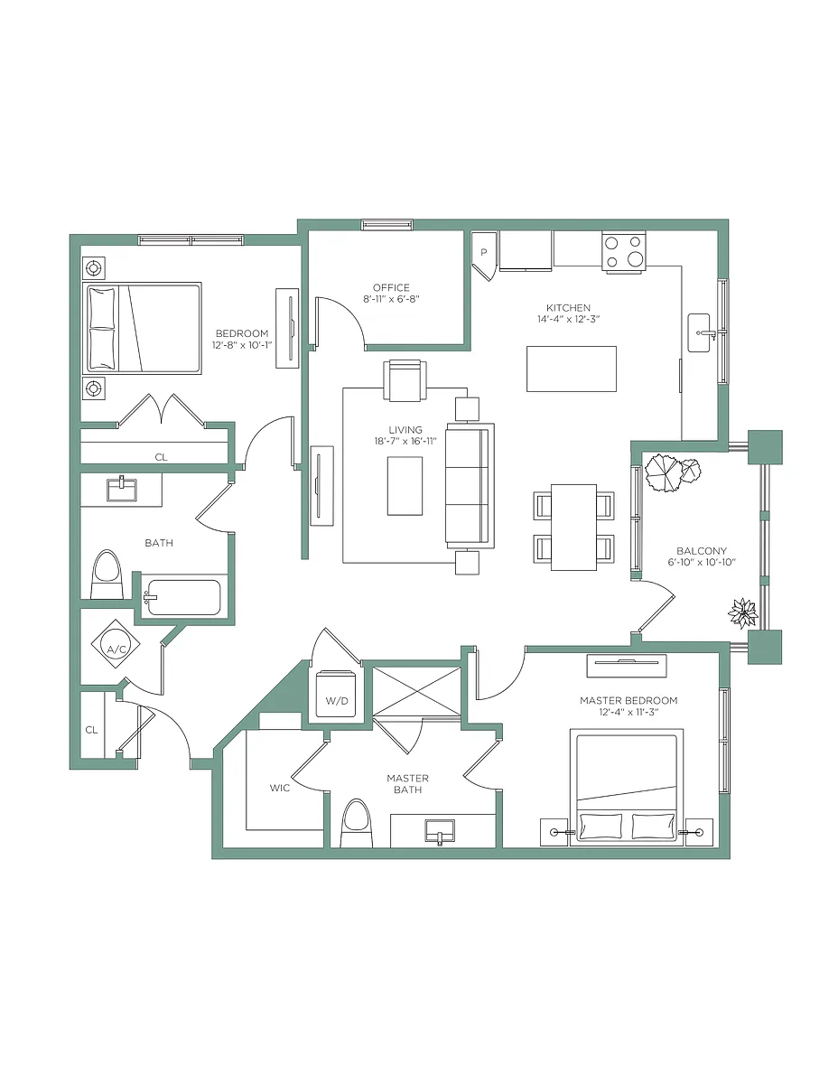 Floor plan B2
