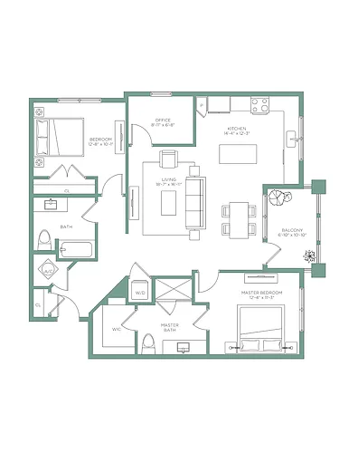 Floor plan B2