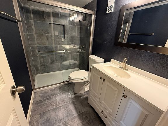 Bathroom with walk-in shower