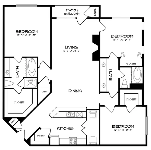 Floor plan C1