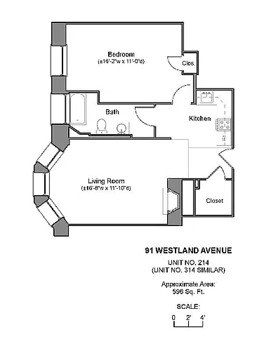 91 Westland Ave #214T Photo 1