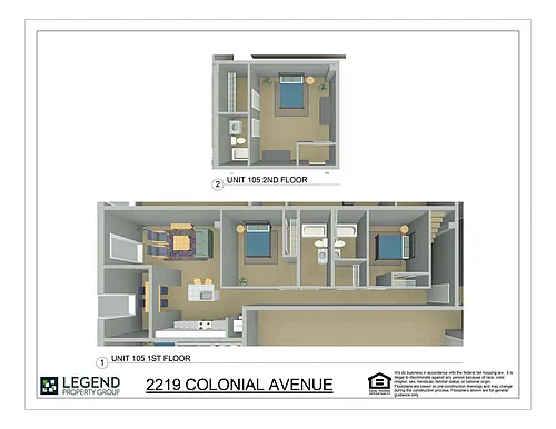 Floor plan Linde Lofts 105