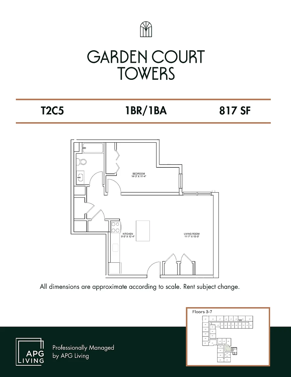 Floor plan T2C5