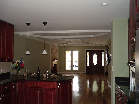 Kitchen open to Living Room