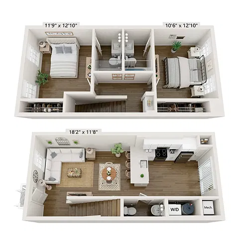 Floor plan Ashton Townhome - BCll