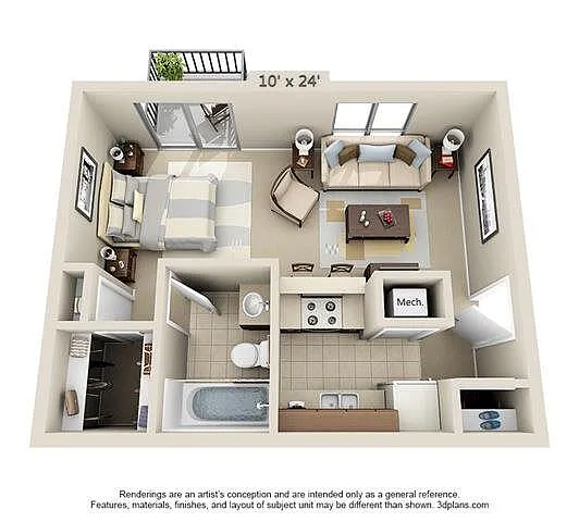 Floor plan Studio