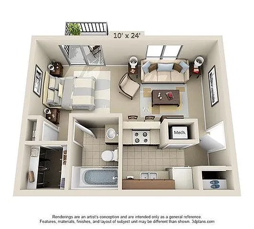 Floor plan Studio