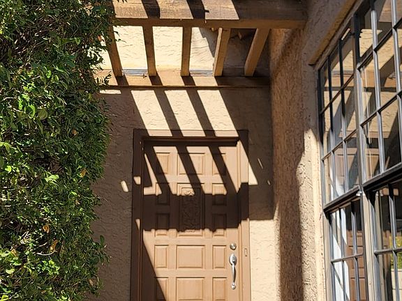 Front entry through gate