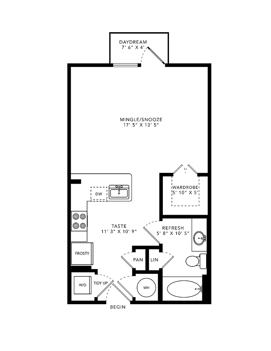 Floor plan E1