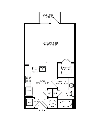 Floor plan E1