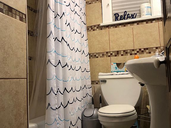 Tiled bathroom