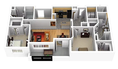 Floor plan B3