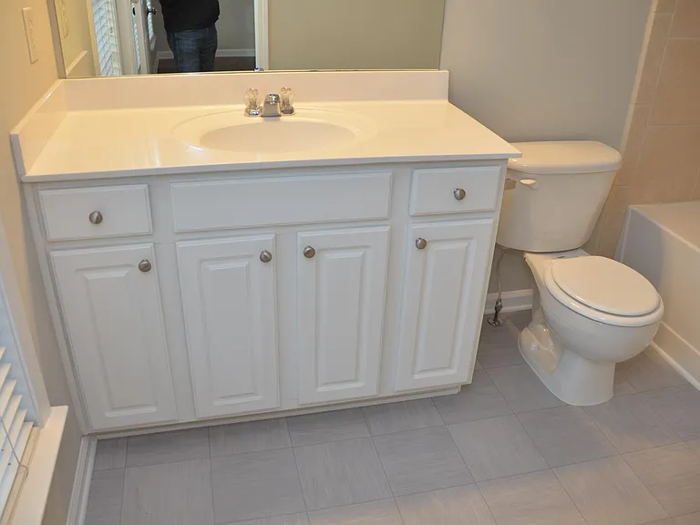Master Bath - Full Size Vanity with extra storage at bottom