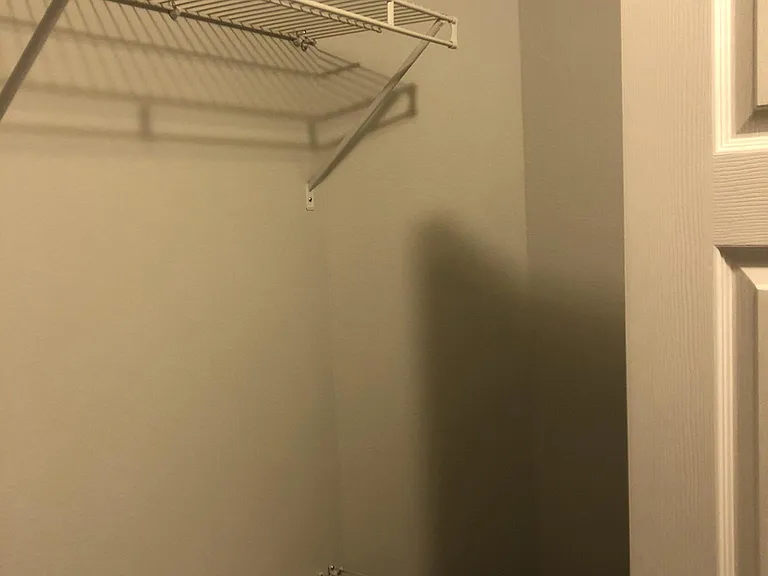 Master bedroom walk in closet