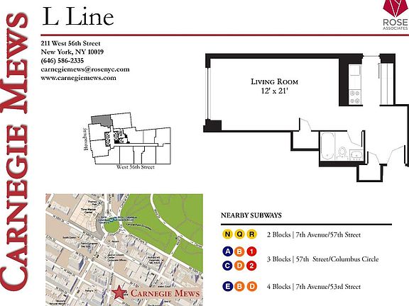 2nd image of 211 W 56th St APT 22L