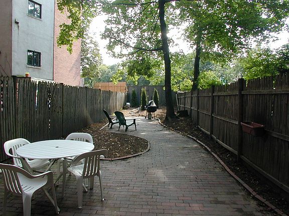 private 1100 sq ft backyard 