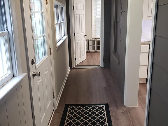 Enclosed porch with side entrance