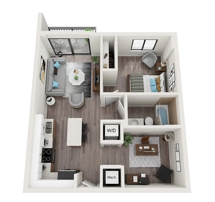 Floor plan A8D