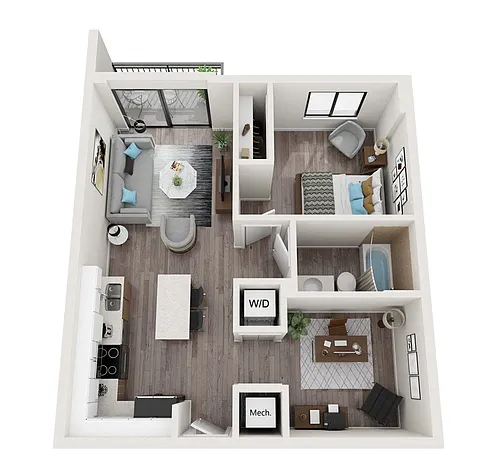 Floor plan A8D