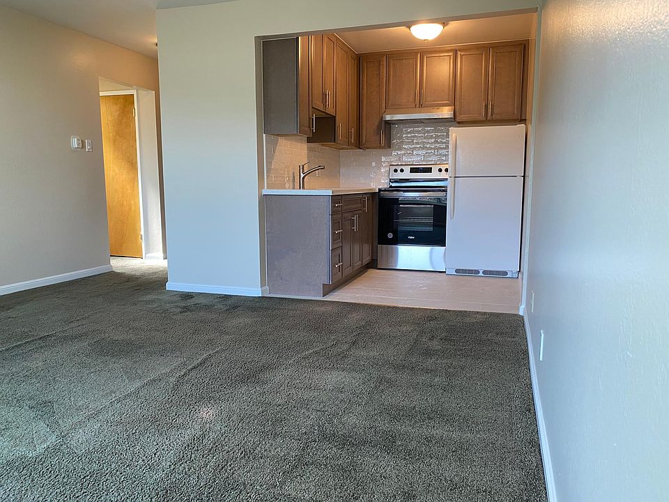 Main living area and kitchenette