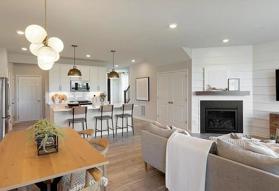 Living Room with Fireplace