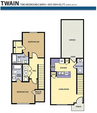 Floor plan Twain