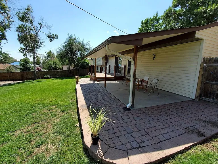 Back yard patio