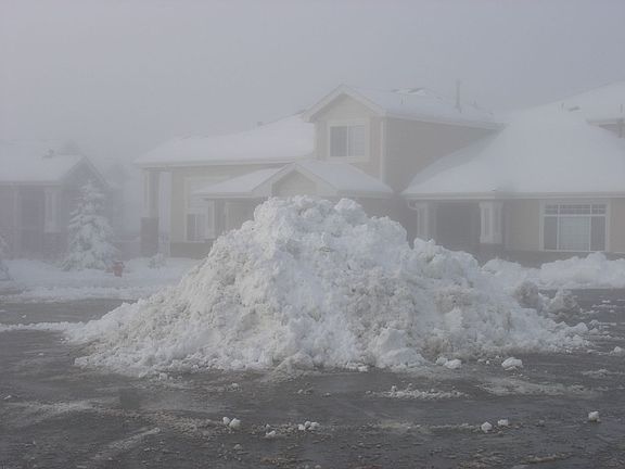 Thank God snow clearing included