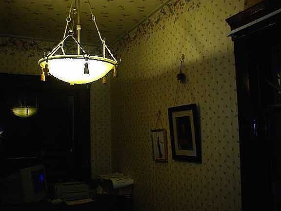 Computer Room w/new fixture