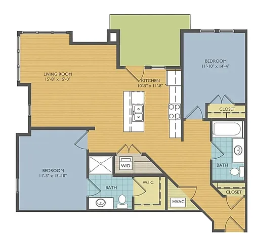 Floor plan The Mendota