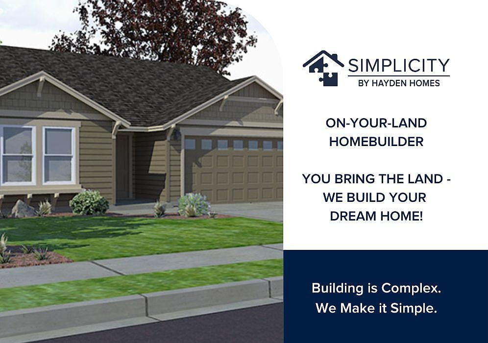 The Edgewood Build on Your Land Roseburg Plan, Simplicity Design