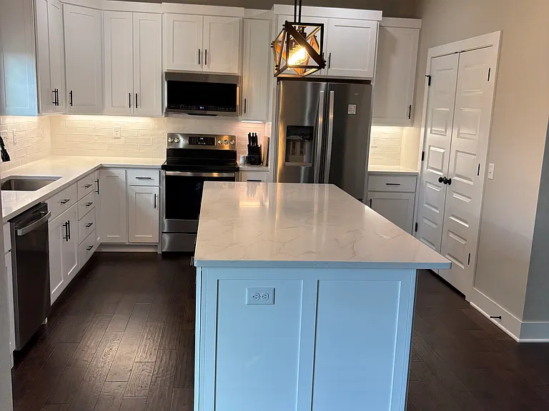 Bright open kitchen