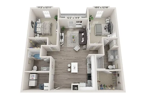 Floor plan B1
