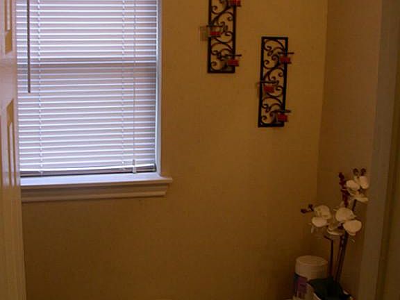 Half bath at entry
