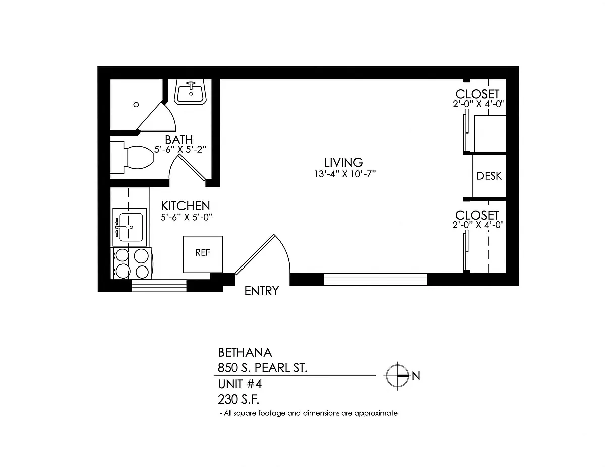 Floor plan Studio