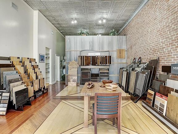 Living Room/ Showroom/ Creative Space (all wood flooring shown will be gone)