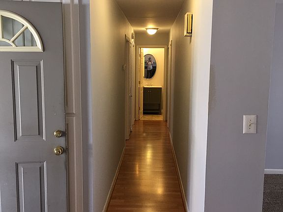 Looking down the hallway