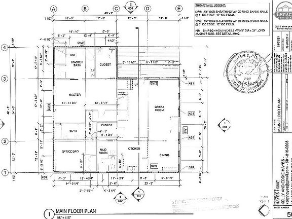 main floor plan