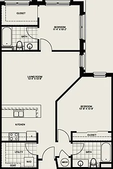 Colony Village B13 Floor Plan Colony Village B13 Floor Plan