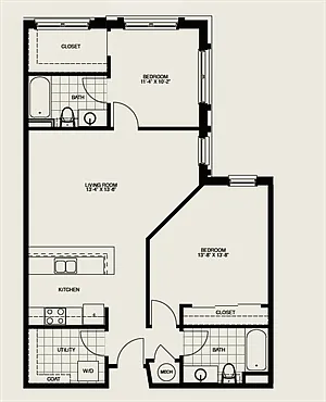 Floor plan B13