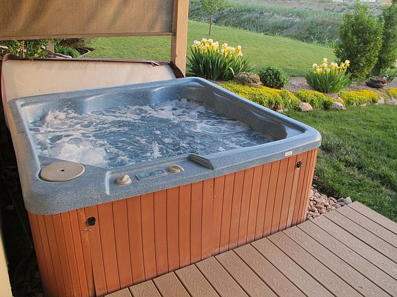 Hot Tub and Landscaping