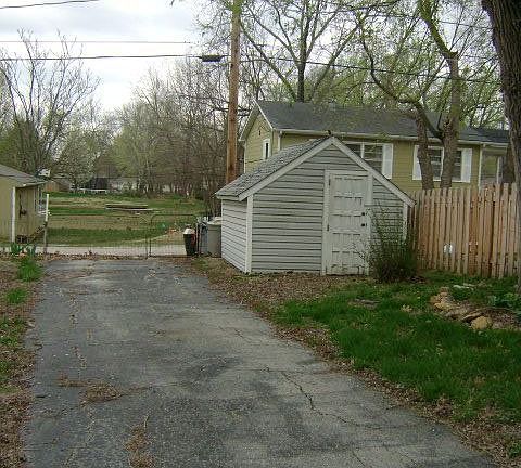 Parking in back