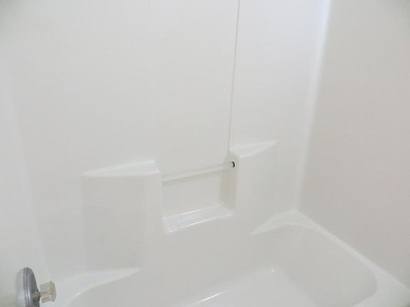 New shower.