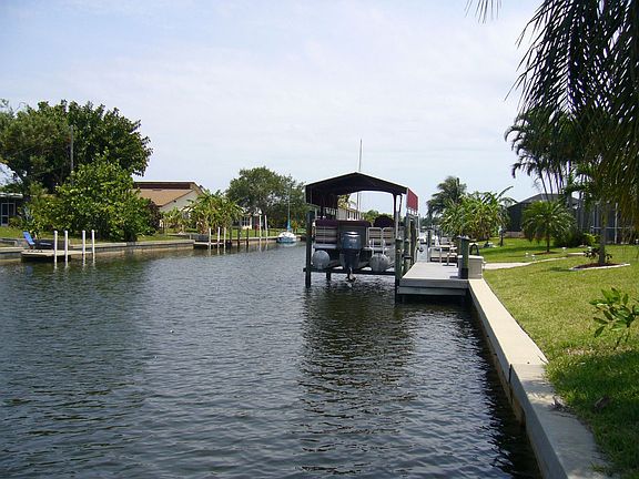 Canal View From Rear of Home