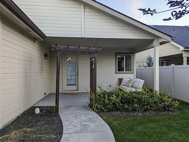 Entry from driveway